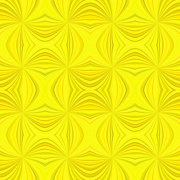 Yellow psychedelic abstract seamless striped swirl pattern background design — Stock Vector