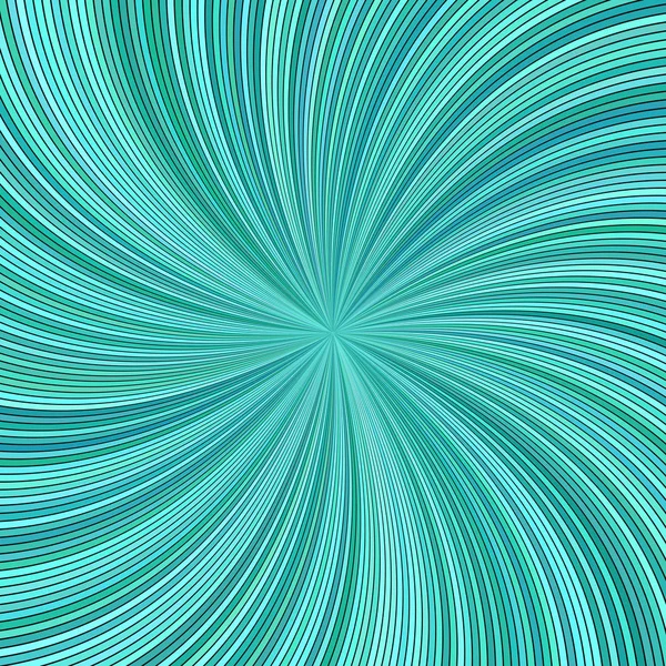 Гипнотический абстрактный вихревой фон из изогнутых лучей — стоковый вектор