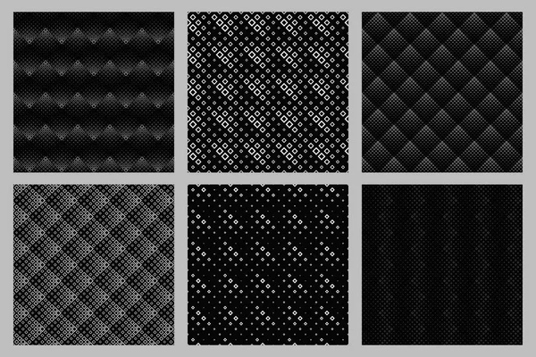 Conjunto de fondo cuadrado diagonal abstracto geométrico sin costuras — Archivo Imágenes Vectoriales