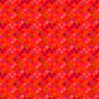 Geometrik Dikişsiz kırmızı soyut kare desen arka plan