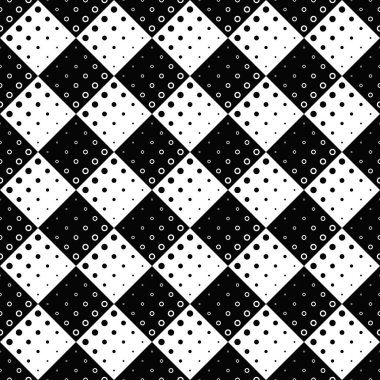 Dikişsiz tek renkli daire desen arka plan-soyut vektör tasarım