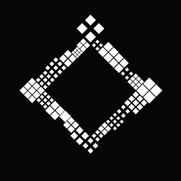 抽象现代最小方形徽章背景设计元素 — 图库矢量图片