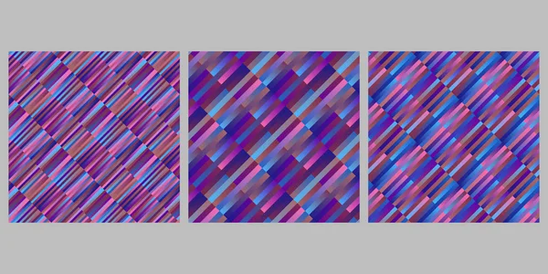 Geométrico sin costura gradiente abstracto raya patrón fondo conjunto — Archivo Imágenes Vectoriales