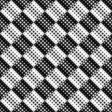 Dikişsiz siyah ve beyaz diyagonal kare desen arka plan