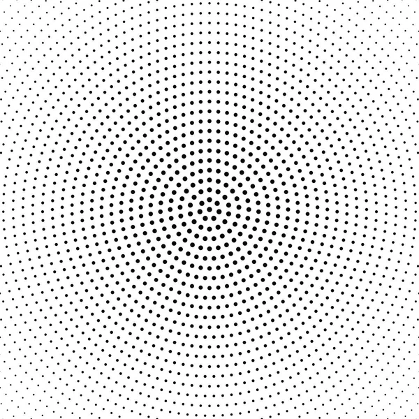 Halftone round dot pattern background - vector graphic design — Stock Vector