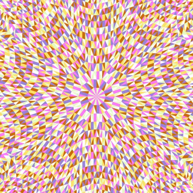 Dinamik renkli dairesel karo desen arka plan tasarımı