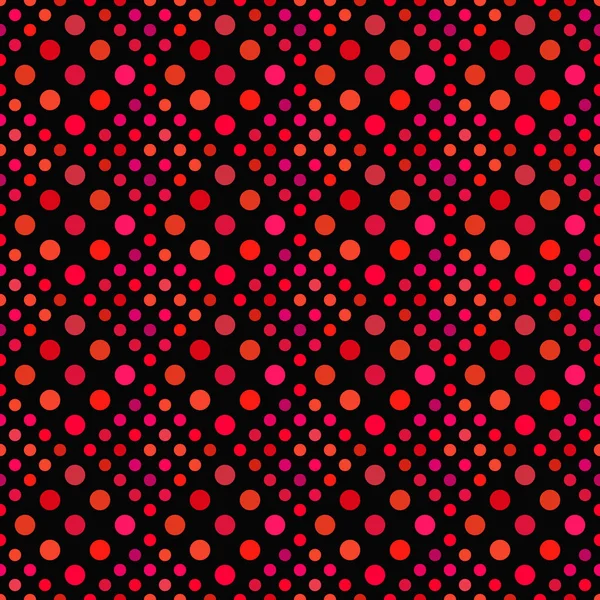 无缝深红色几何圆图案背景设计 — 图库矢量图片
