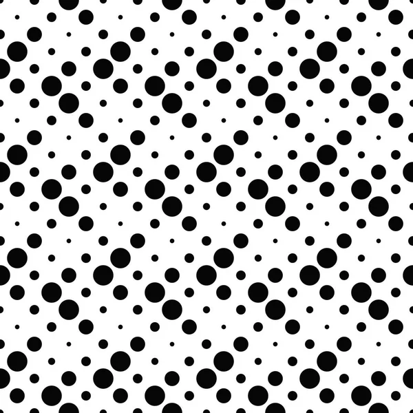 Monochrome seamless abstract dot pattern background design Vector Graphics