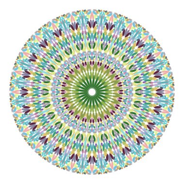 Çiçek mandala tasarım - vektör grafik tasarım
