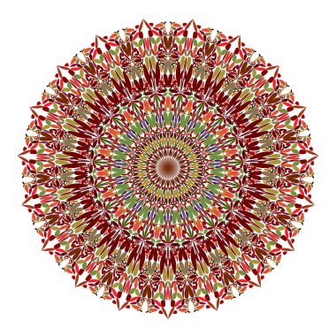 Çiçek mandala - soyut vektör grafik tasarım