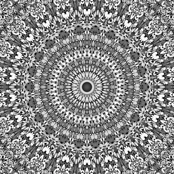 Abstract floral mandala background - circular vector geometry — Stock Vector