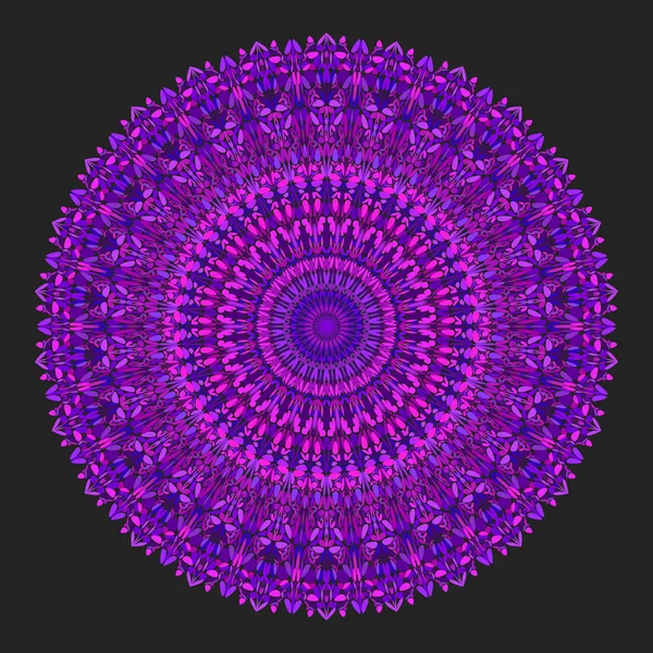 Mandala floral ornemental graphique - élément vectoriel de conception — Image vectorielle