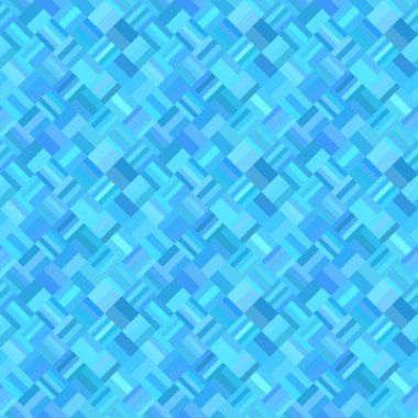 Mavi geometrik diyagonal dikdörtgen mozaik desen arka plan