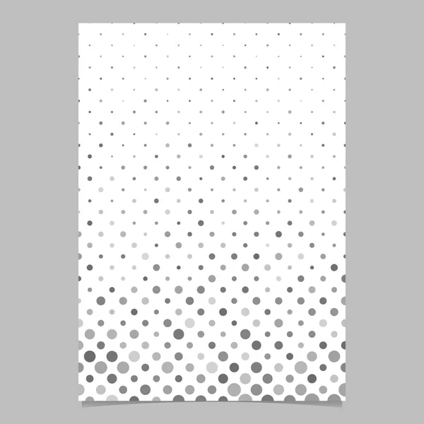 Abstract dot pattern brochure design - vector page background graphic — Stock Vector