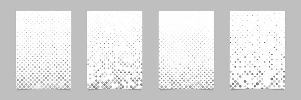 几何圆图案小册子背景模板集 - 矢量设计 — 图库矢量图片