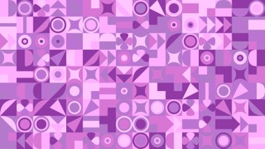 Renkli soyut kaotik geometrik mozaik desen arka plan tasarımı