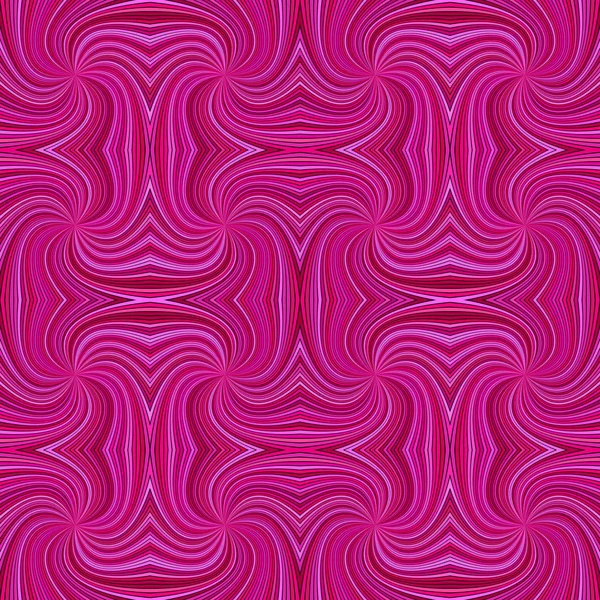 Rosa sömlös hypnotisk abstrakt spiral burst stripe mönster bakgrund-vektor design — Stock vektor