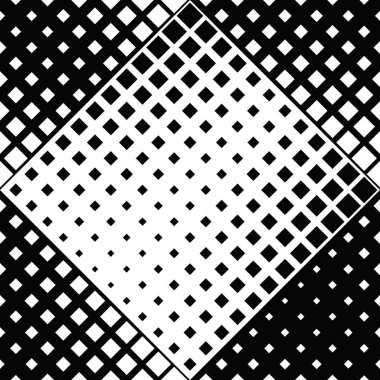 Geometrik siyah ve beyaz diyagonal kare desen arka plan tasarımı