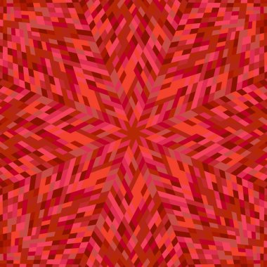 Renkli hipnotik dairesel patlama mozaik desen arka plan