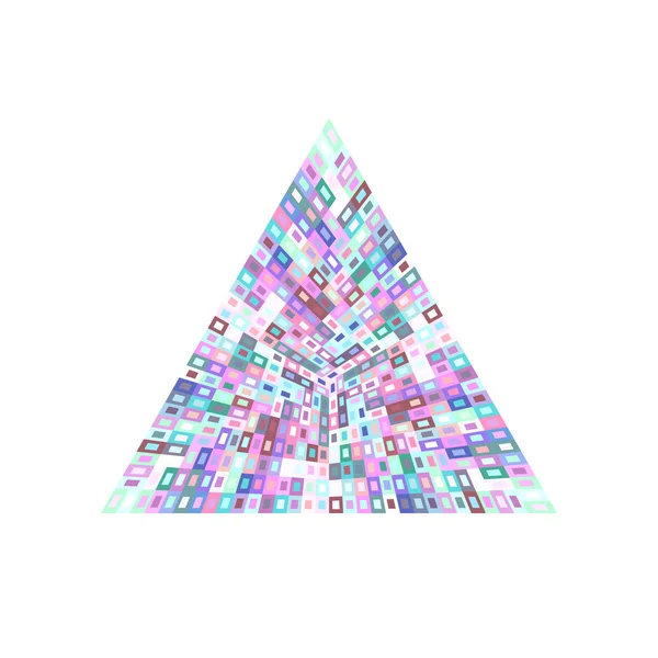 抽象几何彩色瓷砖马赛克多边形形状 — 图库矢量图片