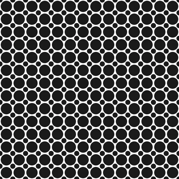 Monochrome halftone dot pattern background - abstract geometric graphic design — Stock Vector