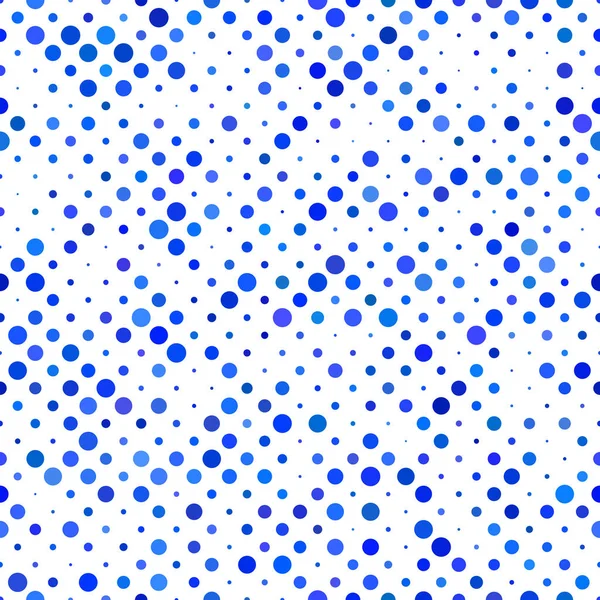 Blue seamless dot pattern background — Stock Vector