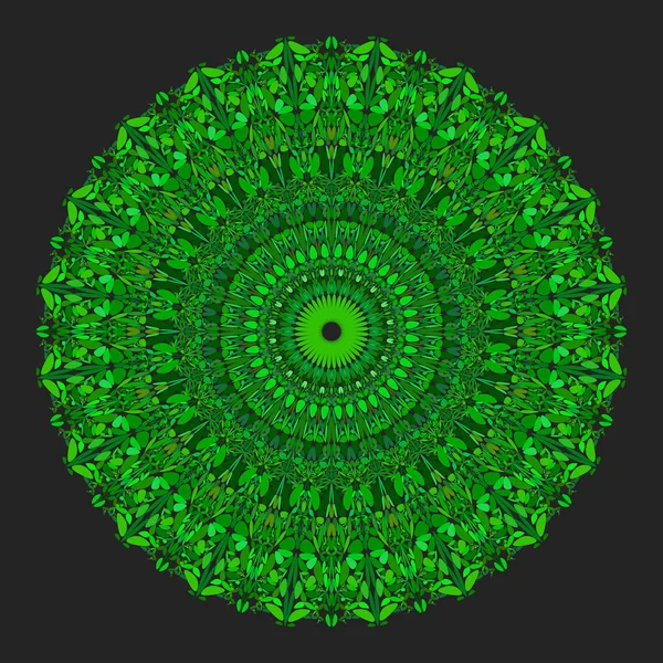 Floral ornamental mandala gráfico - elemento de diseño vectorial — Vector de stock