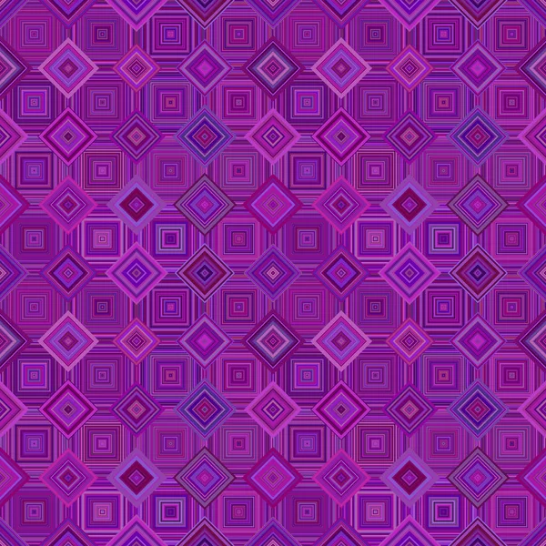 Violetti saumaton lävistäjä neliön kuvio - vektori laatoitettu mosaiikki tausta — vektorikuva