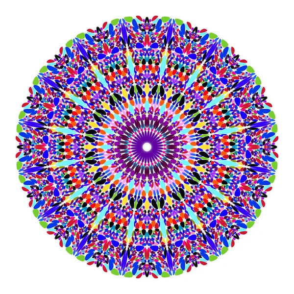 Mandala floreale - disegno grafico vettoriale astratto — Vettoriale Stock