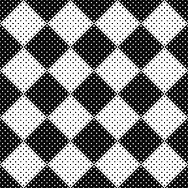 Dikişsiz siyah beyaz daire desen arka plan tasarımı