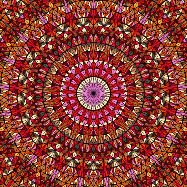 Dinamik poligonal geometrik yuvarlak karo desen mozaik arka plan