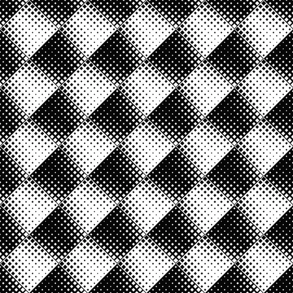 Nahtlose geometrische monochrome quadratische Muster Hintergrunddesign — Stockvektor