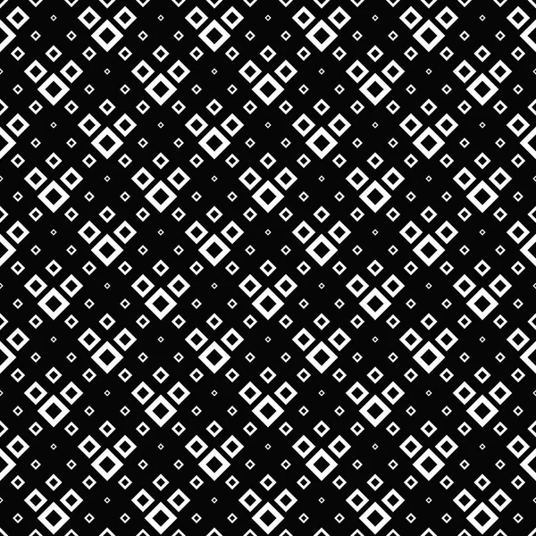 Abstract square pattern background - black and white vector design — Stock Vector