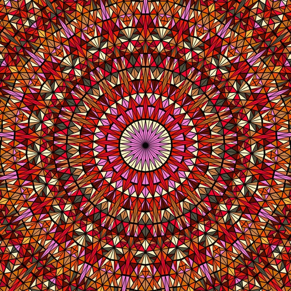 Dynamische polygonale geometrische runde Kachelmuster Mosaik Hintergrund — Stockvektor