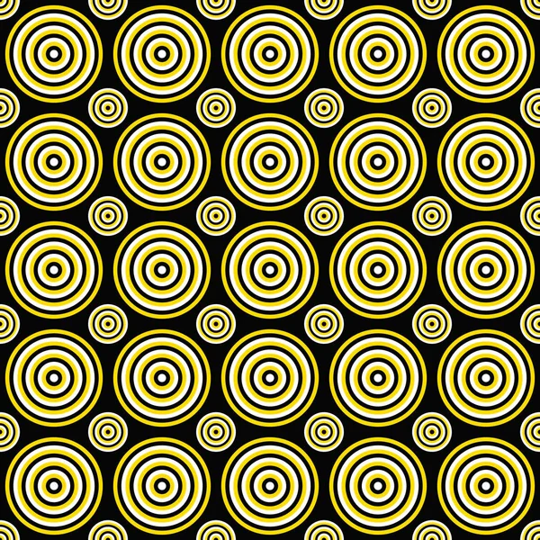 Fond abstrait sans couture motif cercle illustration vectorielle — Image vectorielle