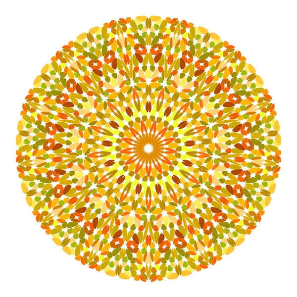 Floral mandala design - vector graphic — Stock Vector