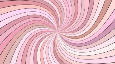 Pembe psychedelic soyut spiral Ray patlama şerit arka plan