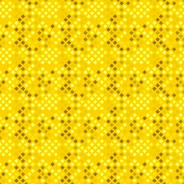 Fondo de patrón cuadrado - ilustración vectorial abstracta dorada — Vector de stock
