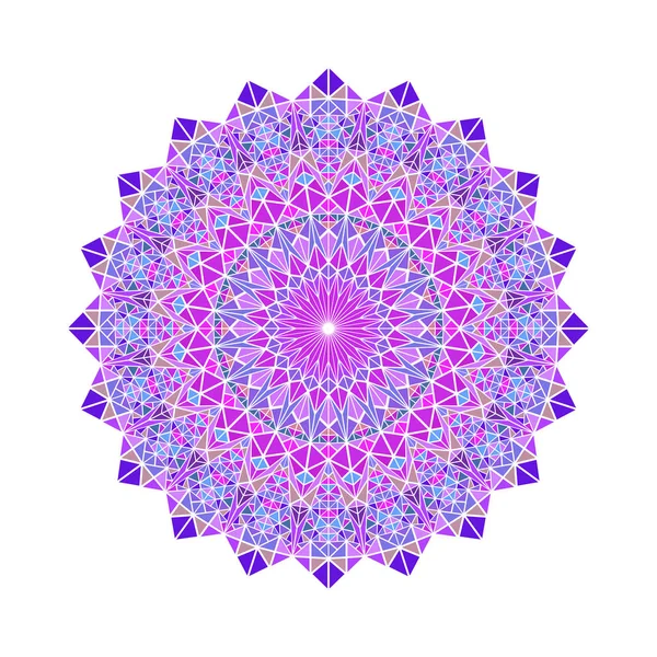 Zdobený geometrický abstraktní trojúhelník ozdobná Mandala — Stockový vektor