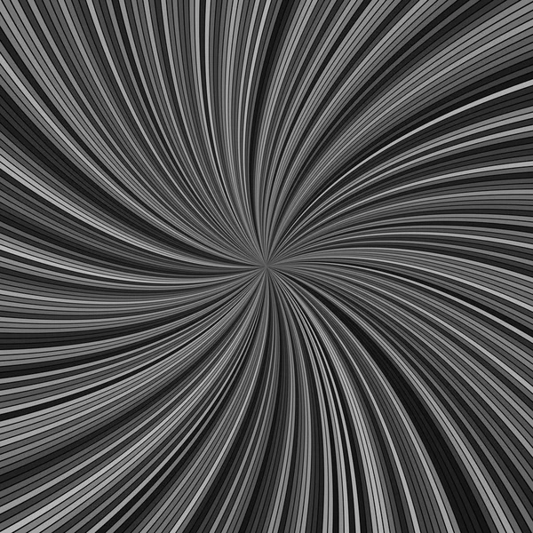 Cinza hipnótico abstrato espiral listras fundo - design vetorial —  Vetores de Stock