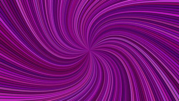 Violett hypnotisch abstrakt Spiralstreifen Hintergrund - Vektor gebogene Burst-Design — Stockvektor