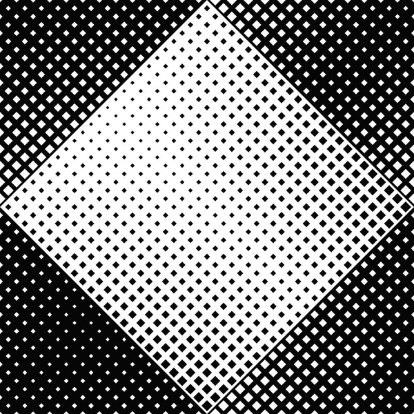 Abstract geometrical black and white square pattern background — Stock Vector