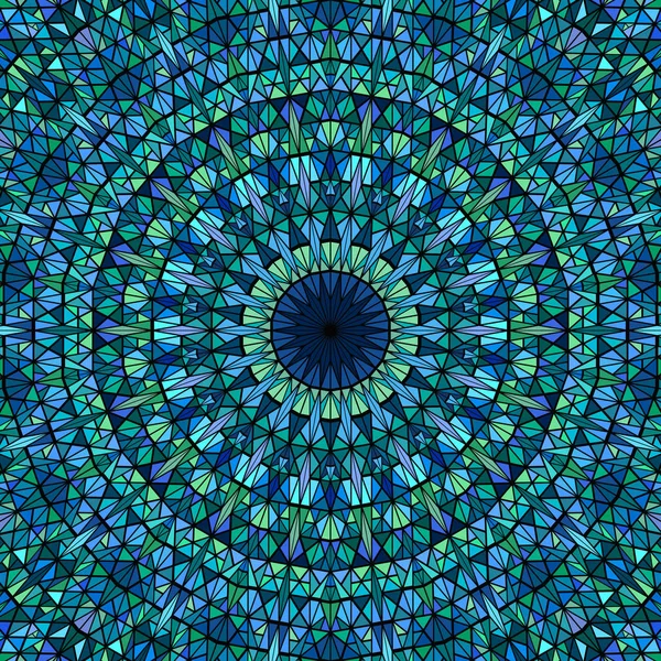 Abstrato dinâmico radial azulejos padrão mosaico projeto de fundo —  Vetores de Stock