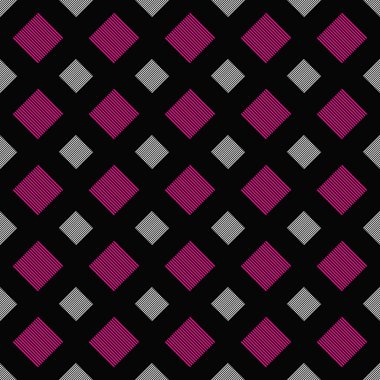 Dikişsiz geometrik kare desen arka plan - vektör tasarımı