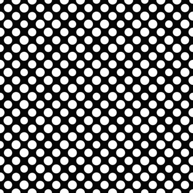 Monokrom soyut geometrik dikişsiz nokta desen arka plan