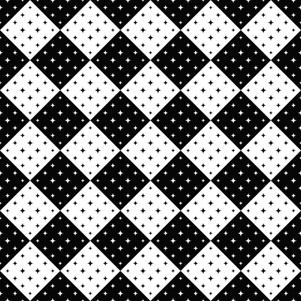 Geometrik siyah ve beyaz soyut kavisli yıldız deseni arka plan