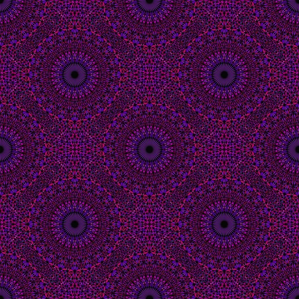 Geometrische dunkel lila Mandala Ornament Muster Design Hintergrund — Stockvektor