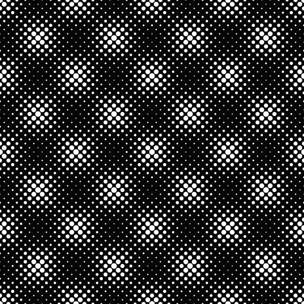 Seamless monochrome geometrical dot pattern background design — Stock Vector