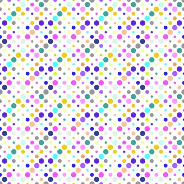 Geometrik dikişsiz çok renkli soyut nokta desen arka plan