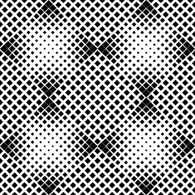 Geometrik siyah ve beyaz dikişsiz kare desen arka plan